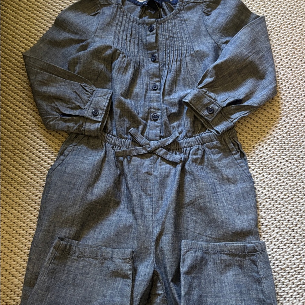 Jumpsuit infant girls new size 18-24 months new cotton Baby Gap wt 27-30 lbs